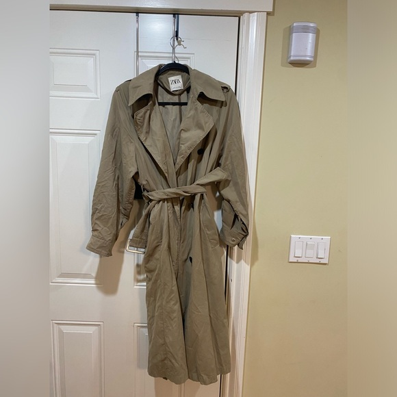 Zara Classic Women's Trench Coat - Picture 7 of 17